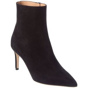 Ferragamo Imogen Suede Bootie, Black